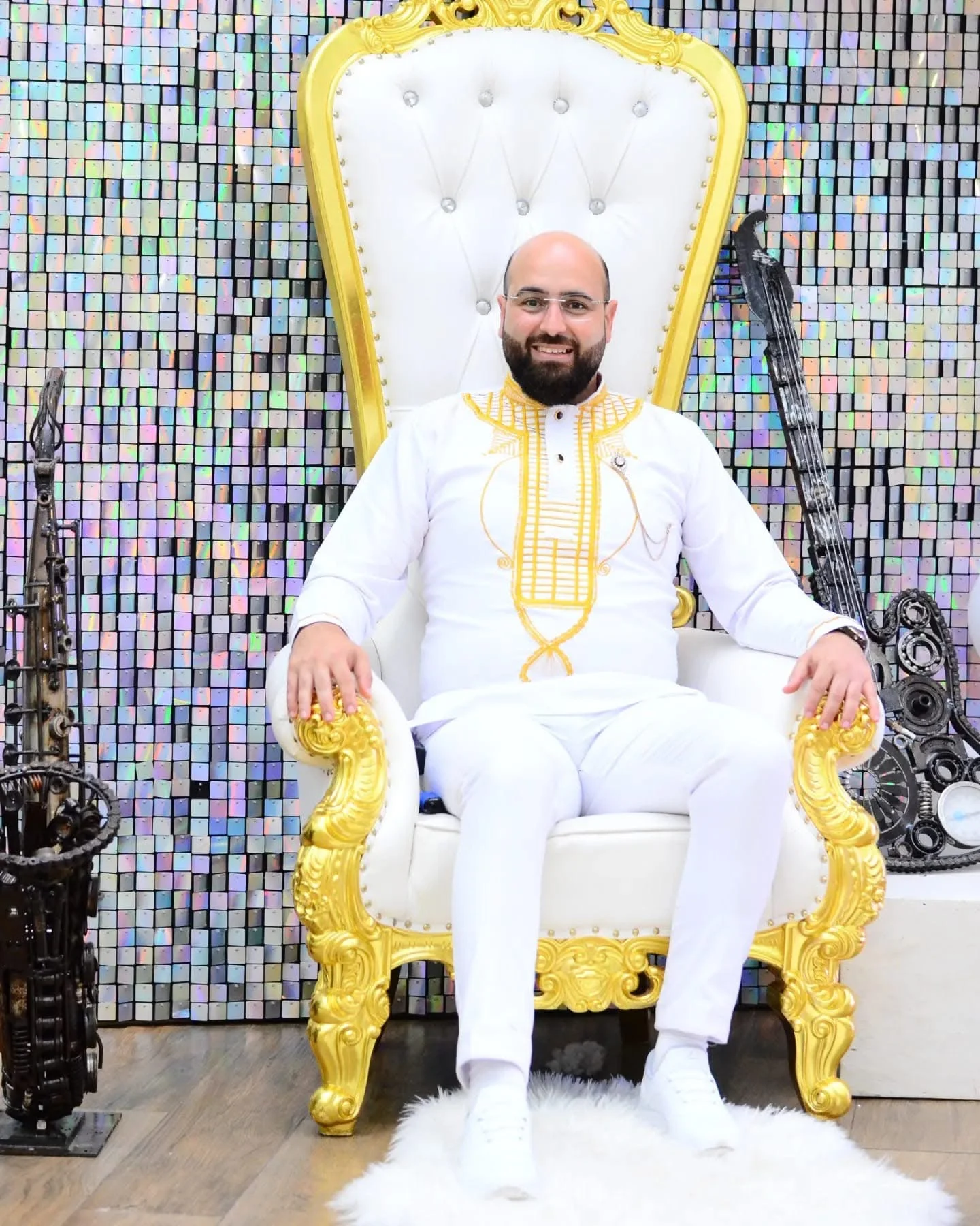 Guest portrait at an event